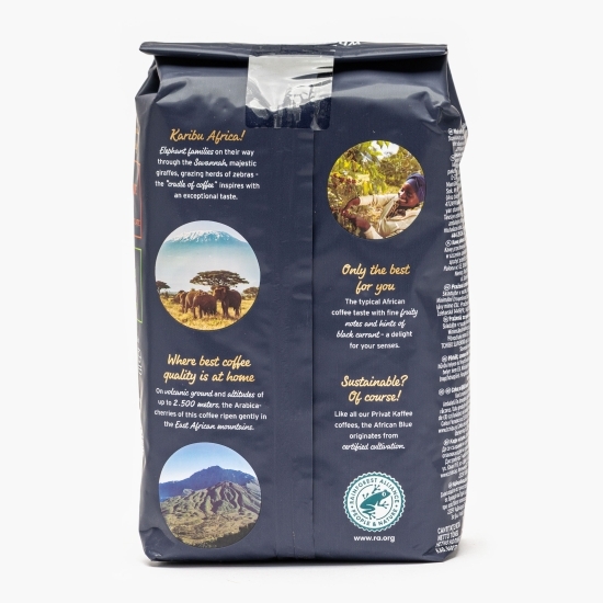 Cafea prăjită boabe Privat Kaffee African Blue 500g