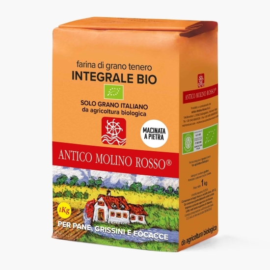 Făină eco integrală din grâu tănăr, măcinată pe piatră 1kg