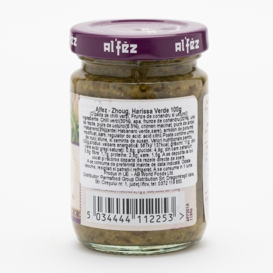 Pastă harissa verde 100g