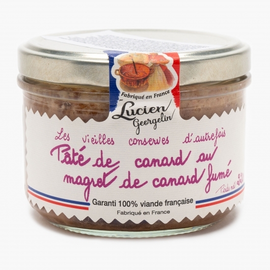 Pate cu piept de rață afumată 220g