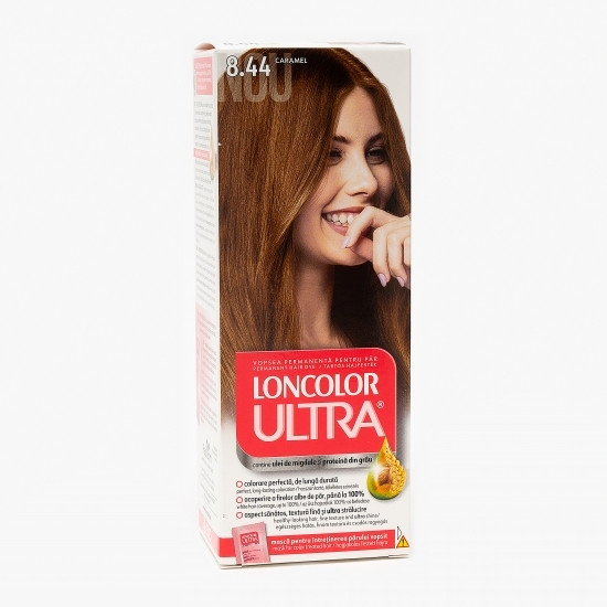Vopsea permanentă pentru păr Ultra 8.44 Caramel 100ml