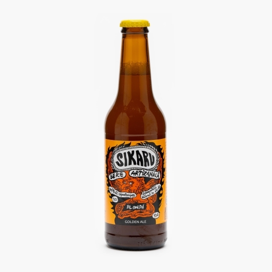Bere artizanală blondă Golden Ale sticlă 5.5%, 0.33l