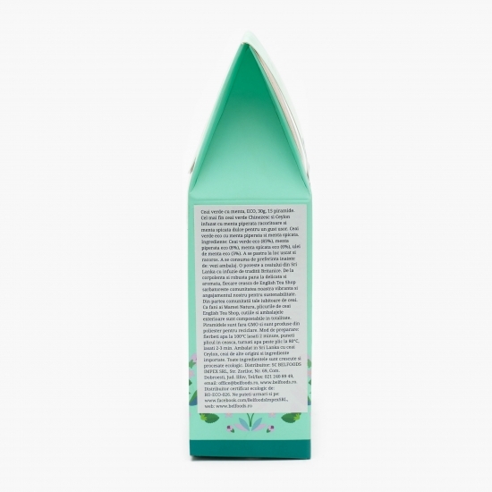 Ceai eco ceai verde și mentă 30g