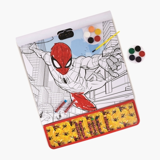 Set pentru desen Giga Block 4 în 1 Spiderman, +3 ani
