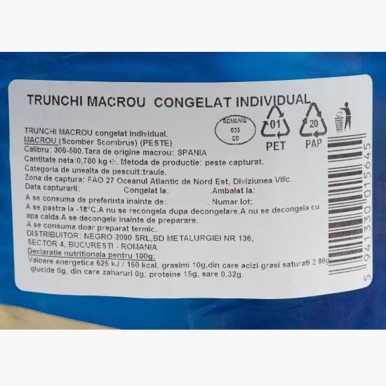 Trunchi de macrou 700g