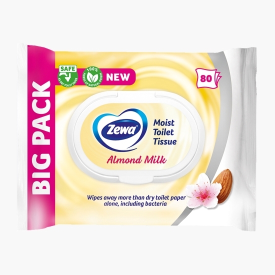 Hârtie igienică umedă Almond 80 bucăți