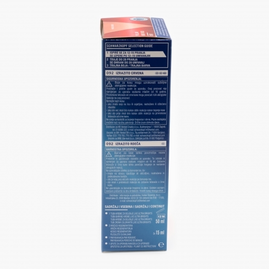 Vopsea de păr semi-permanentă Ultra Brights 092 Pillar box red 80ml