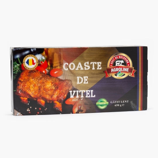 Coaste de vițel gătite lent 650g
