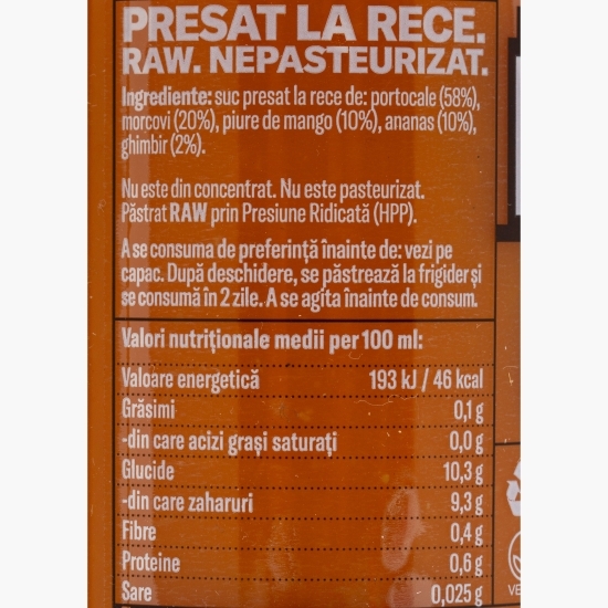 Raw juice Mango Ninja 0.25l
