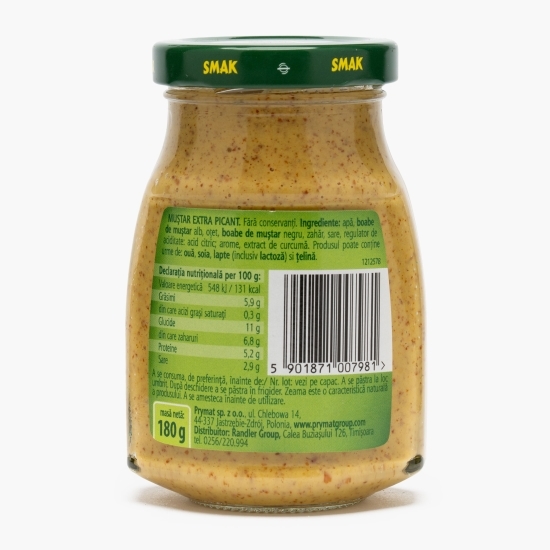 Muștar rusesc foarte picant 180g