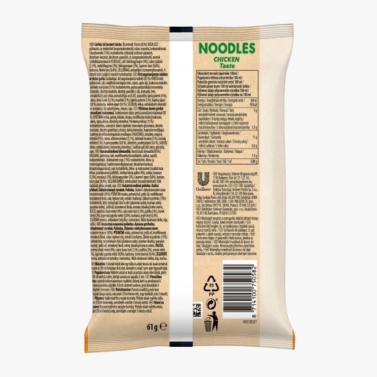 Supă instant noodles cu gust de pui 61g