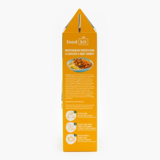 Mediteranean chicken bowl, cous cous & baby morcovi 400g