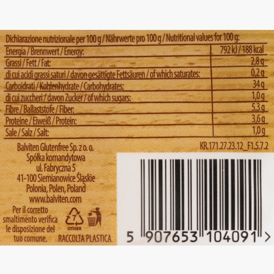 Pâine albă feliată, fără gluten 190g