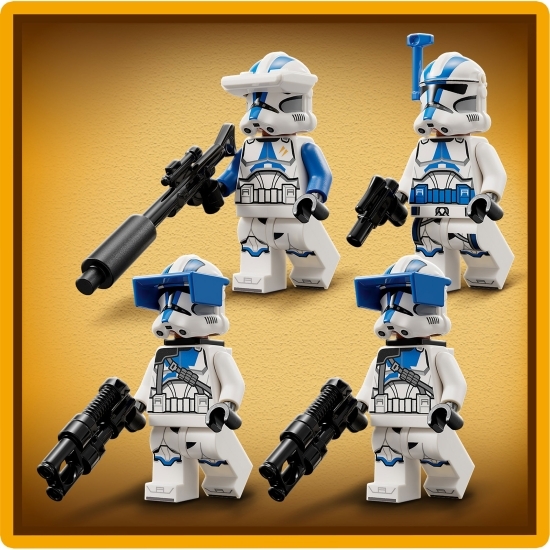 Pachet de luptă Clone Troopers™ divizia 501, 75445 Star Wars, 119 piese, +6 ani