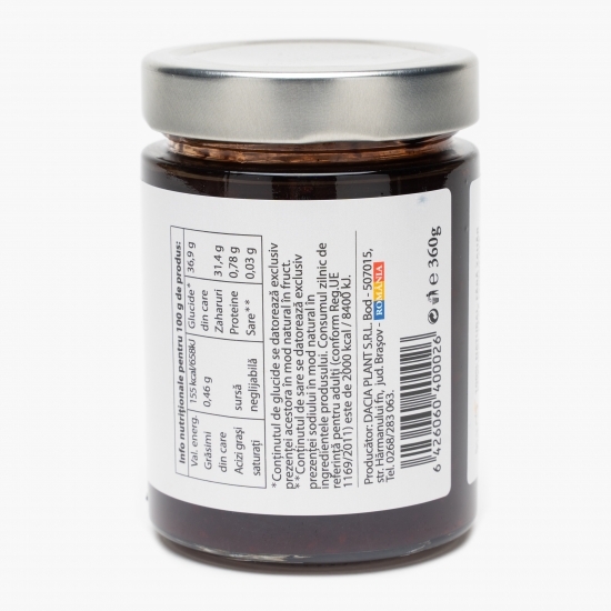 Dulceață de fructe de pădure, fără zahăr adăugat 360g