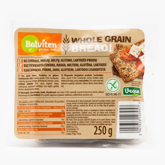 Pâine din semințe fără gluten 250g