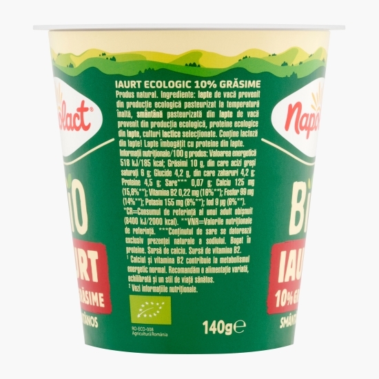 Iaurt smântânos eco 10% grăsime 140g