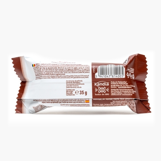 Prăjitură cu cremă și glazură de cacao 35g