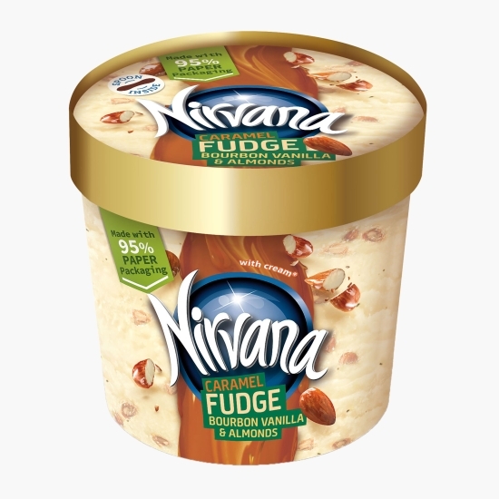 Îngheţată de vanilie cu umplutură de caramel 150ml