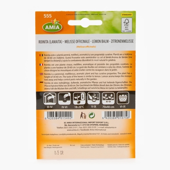 Semințe de roiniță 0.5g