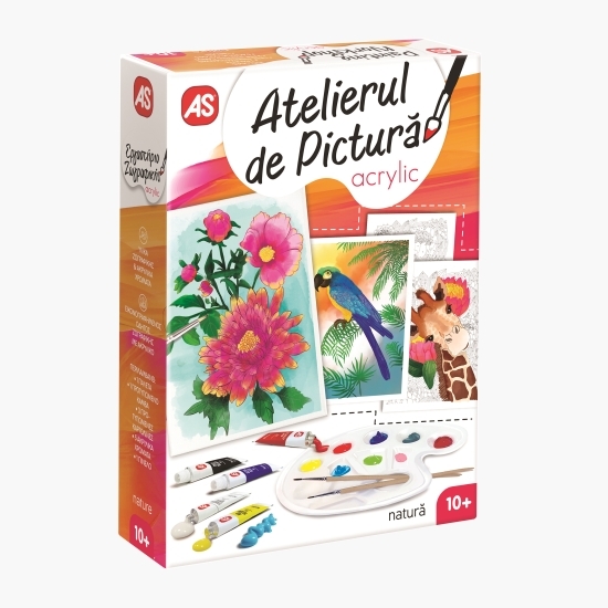 Atelierul de pictură acrylic Mini Natură 10+ ani