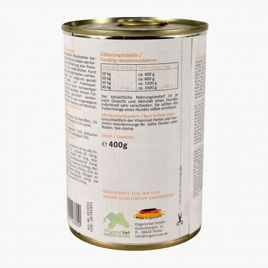 Hrană umedă pentru câini, 400g, Sensitive 