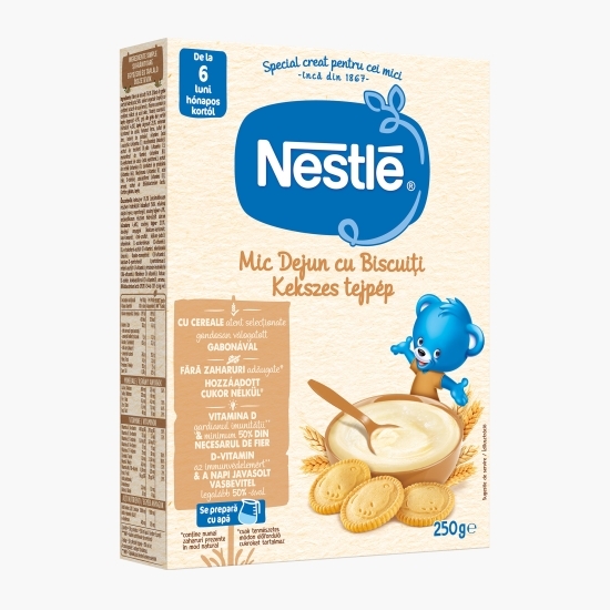 Cereale Mic dejun cu biscuiți, +6 luni, 250g