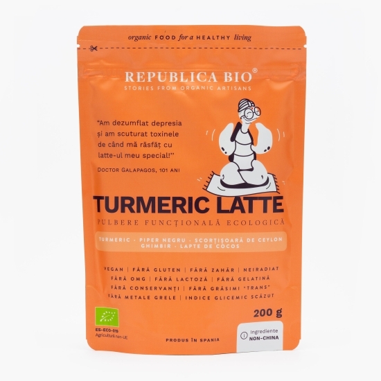 Turmeric Latte pulbere funcțională ecologică 200g