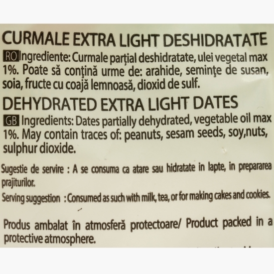 Curmale parțial deshidratate 250g