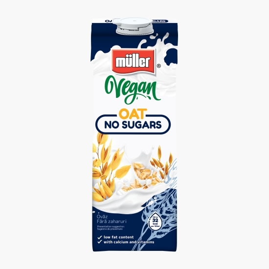 Băutură vegetală pe bază de ovăz, fără zaharuri 1l