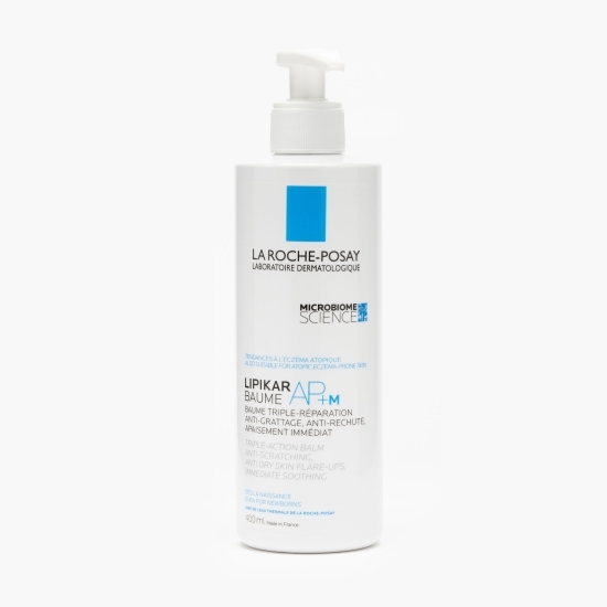 Balsam reparator cu triplă acțiune Lipikar Baume AP+M, 400ml