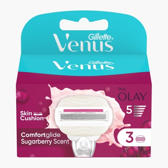 Rezerve aparat de ras Venus Comfortglide Sugarberry, 3 buc