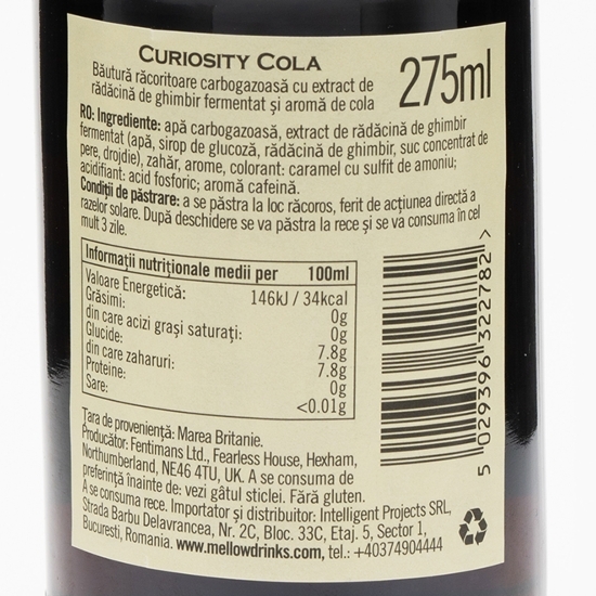 Băutură carbogazoasă Curiosity 0.275l