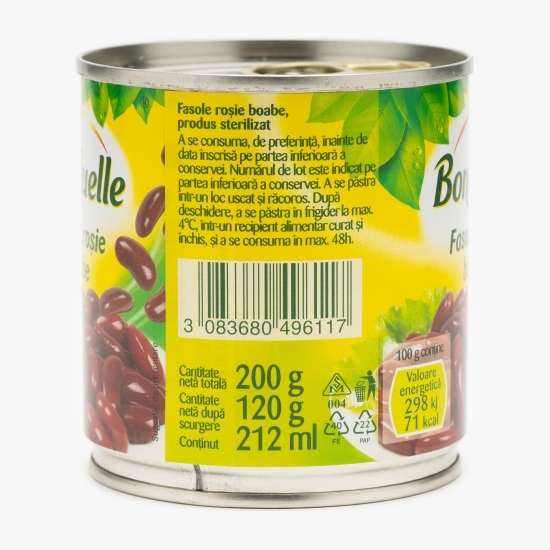 Fasole roșie boabe 200g
