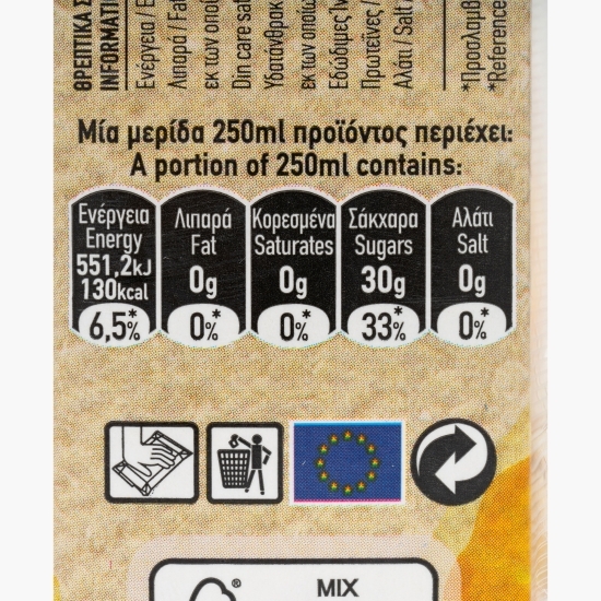Suc portocale 100%, 0.25l