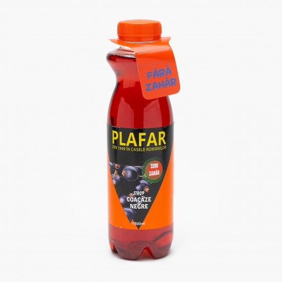 Sirop fără zahăr cu coacăze negre 0.5l