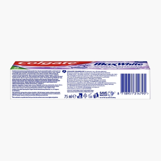 Pastă de dinți pentru albire Max White Sparkle Diamonds 75ml