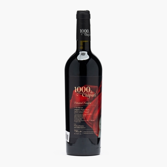 Vin roșu sec Fetească Neagră, 15.5%, 750ml