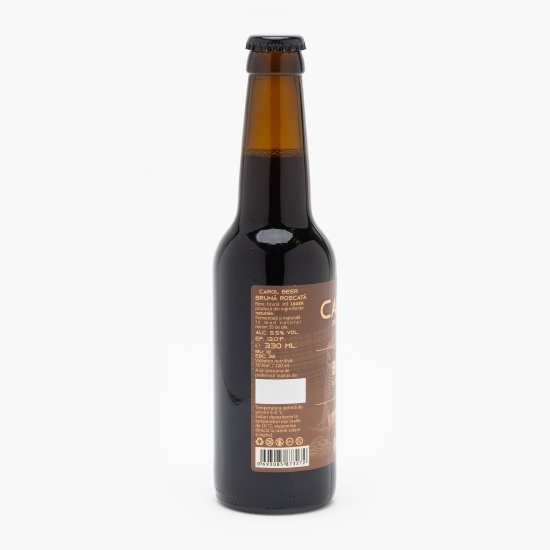Bere brună roșcată nefiltrată și nepasteurizată sticlă 0.33l