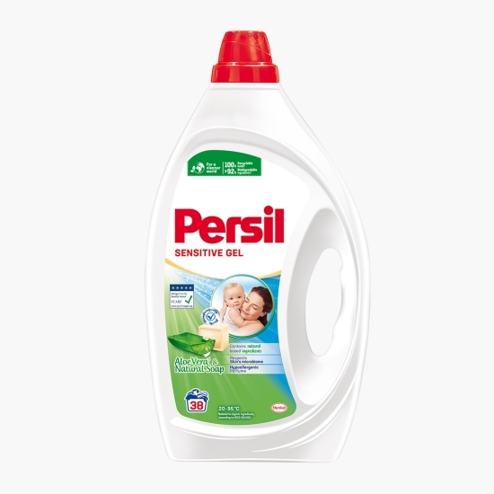 Detergent de rufe lichid Sensitive Gel, 38 spălări, 1.7l