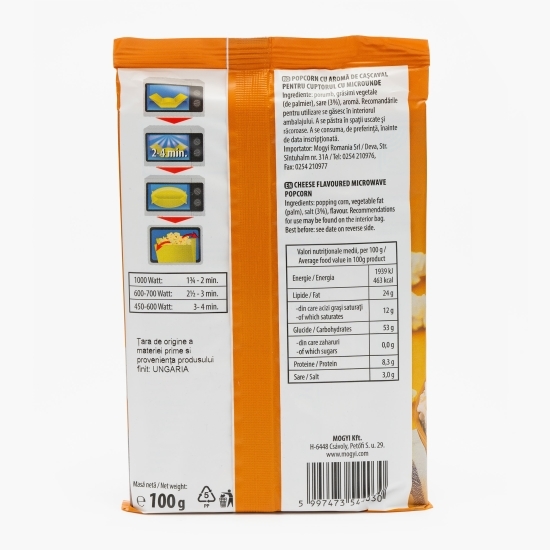 Popcorn cu aromă de cașcaval Micropop 100g