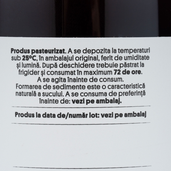 Suc de afine eco, fără zahăr adăugat 0.75l