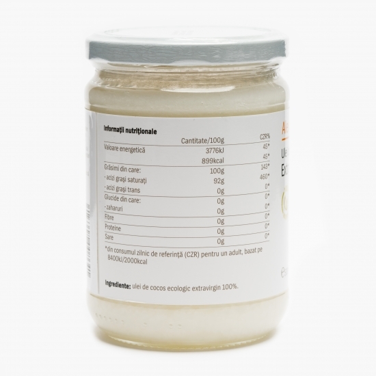 Ulei de cocos ecologic extravirgin 0.5l