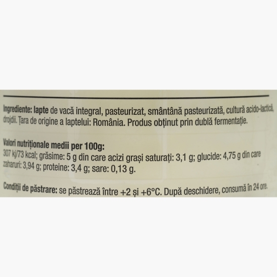 Kefir 5% grăsime, 300g
