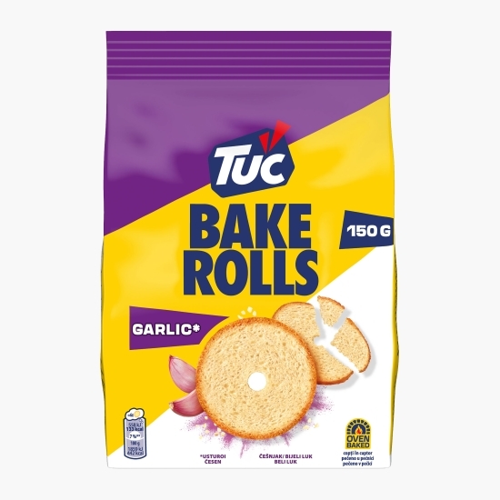 Rondele Bake Rolls cu usturoi 150g