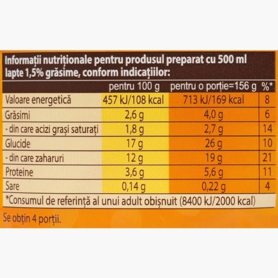 Mix pentru desert Crème Olé cu gust de ciocolată și portocale 110g