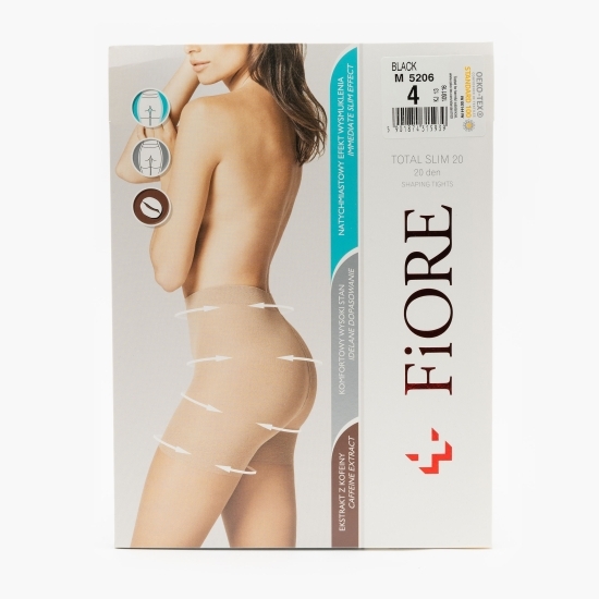 Ciorap modelator Total Slim Medica 20den Negru no. 4