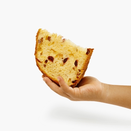 Panettone cu stafide și cireșe confiate 1000g