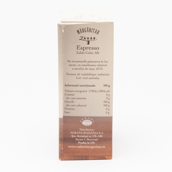 Zahăr cubic alb espresso 500g