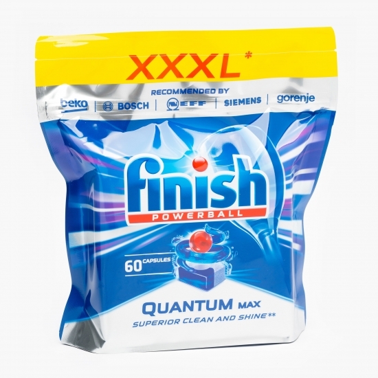 Detergent pentru mașina de spălat vase Quantum Max 60 capsule